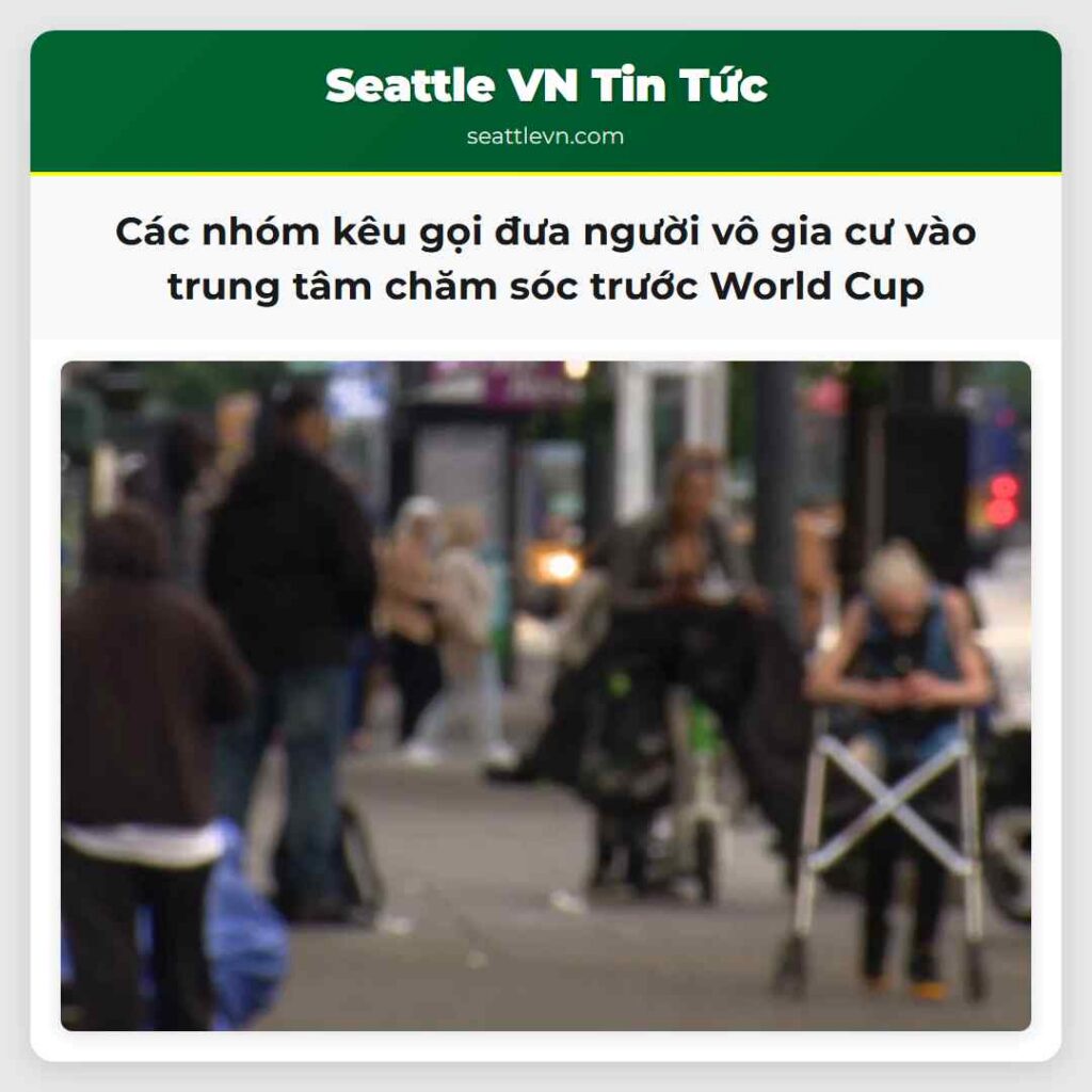 Các nhóm kêu gọi đưa người vô gia cư vào trung