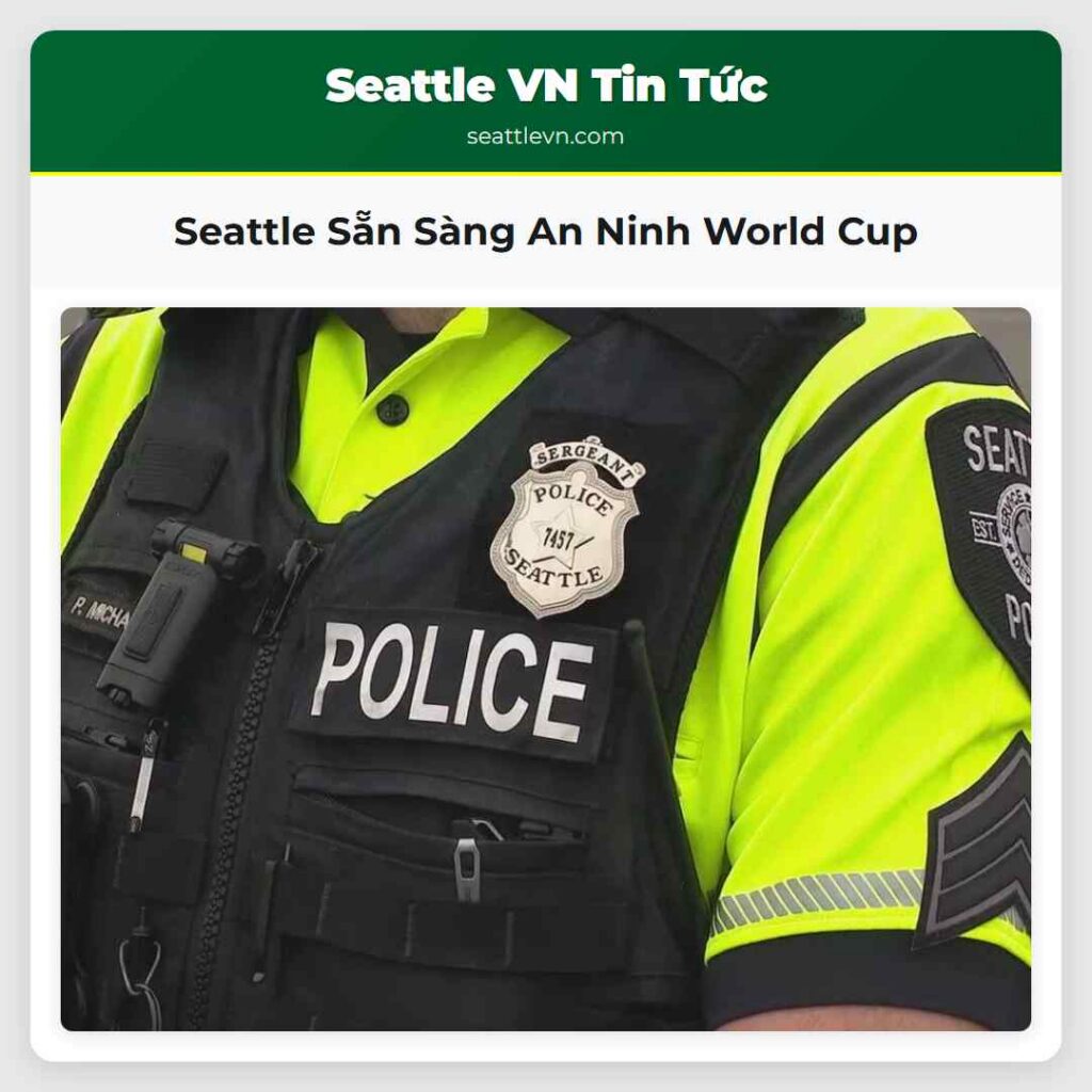 Seattle Sẵn Sàng An Ninh World Cup