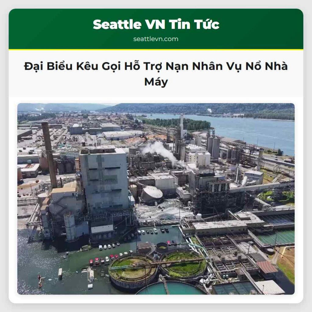 Đại Biểu Kêu Gọi Hỗ Trợ Nạn Nhân Vụ Nổ Nhà Máy