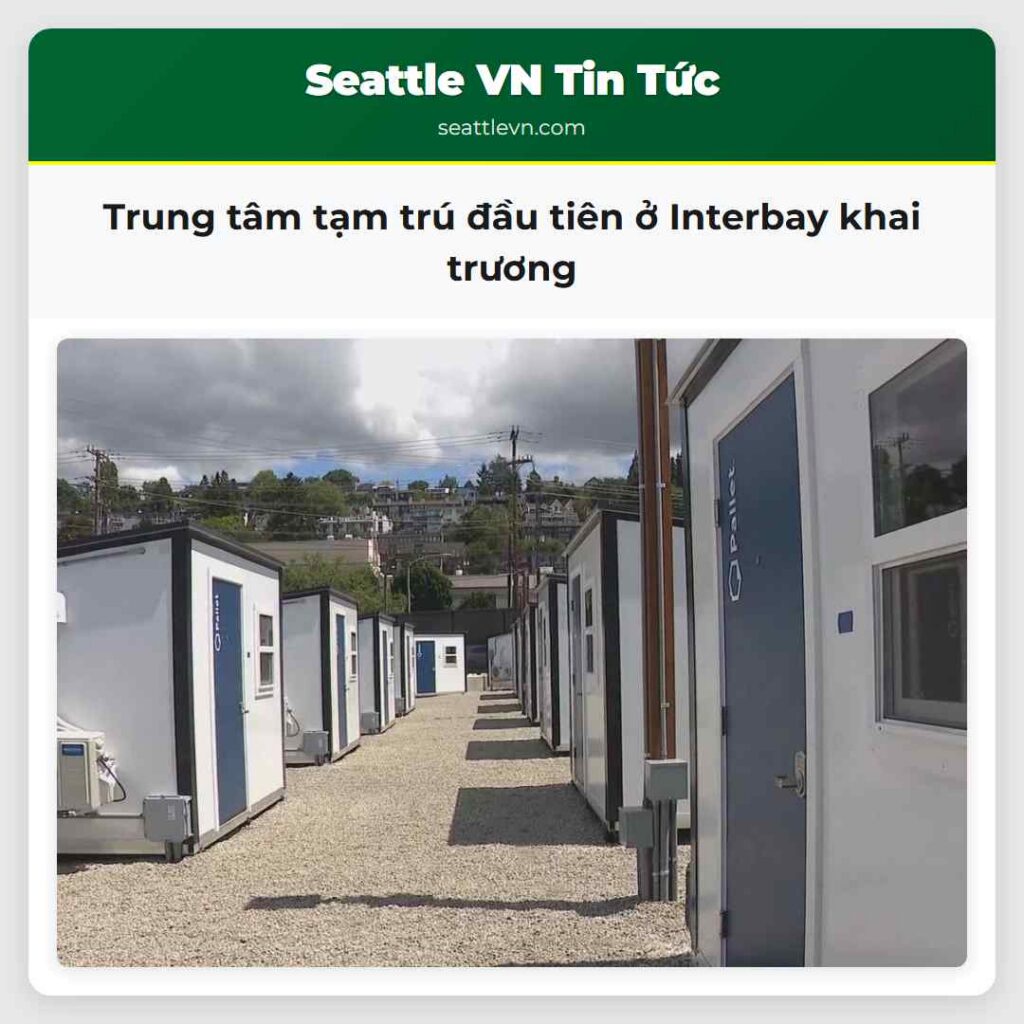 Trung tâm tạm trú đầu tiên ở Interbay khai trương