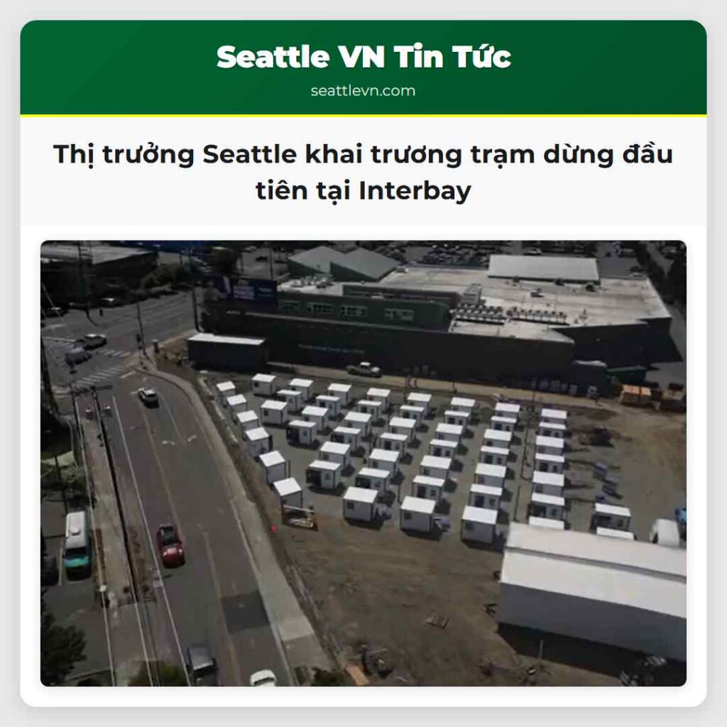 Thị trưởng Seattle khai trương trạm dừng đầu tiên