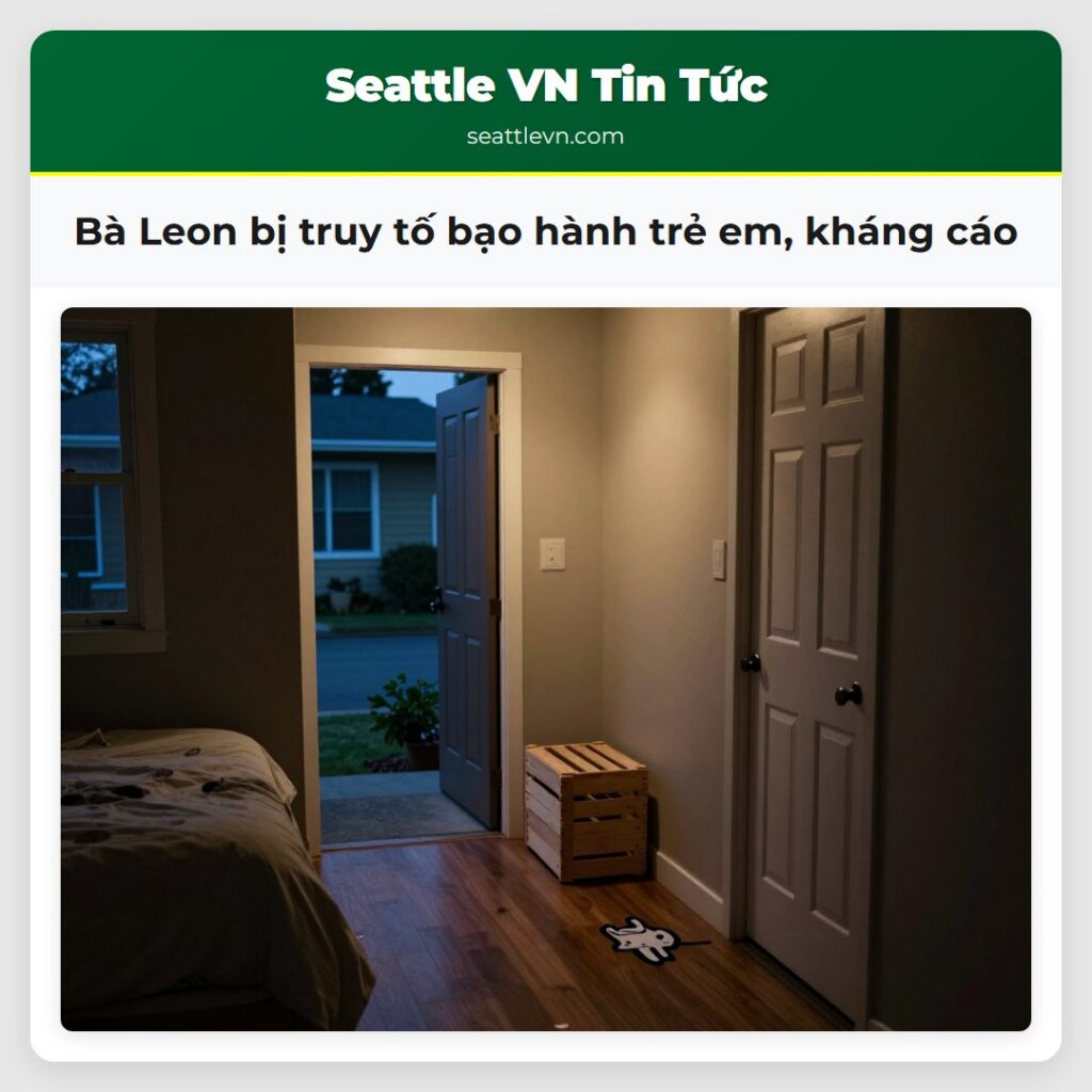 Bà Leon bị truy tố bạo hành trẻ em, kháng cáo