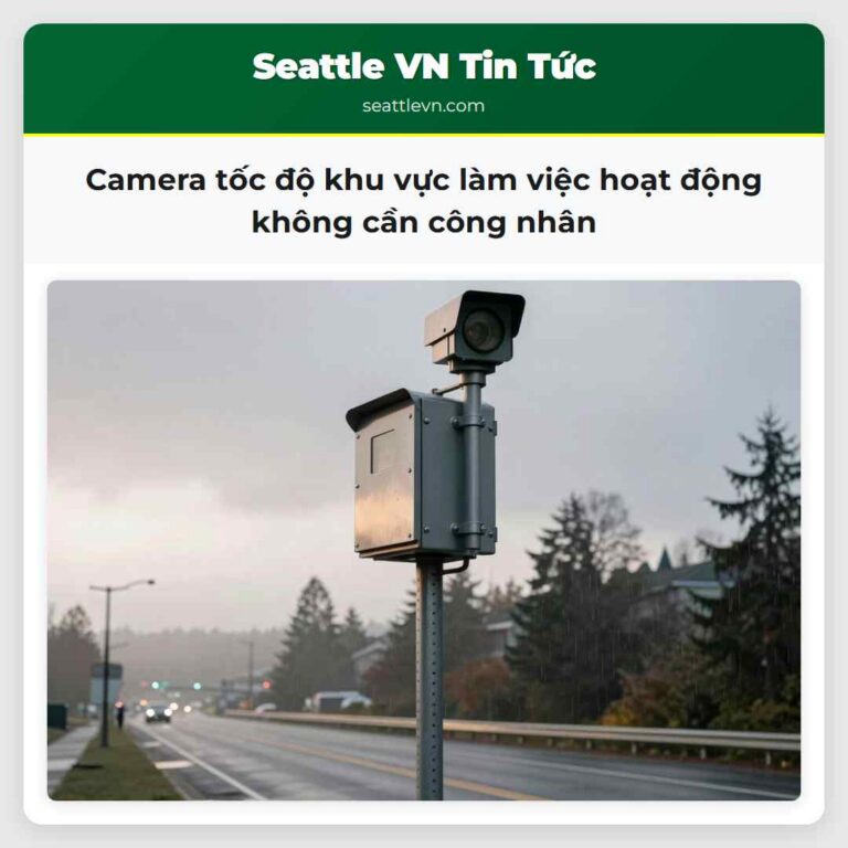 Camera tốc độ khu vực làm việc hoạt động không cần công nhân