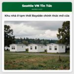 Khu nhà ở tạm thời Bayside chính thức mở cửa