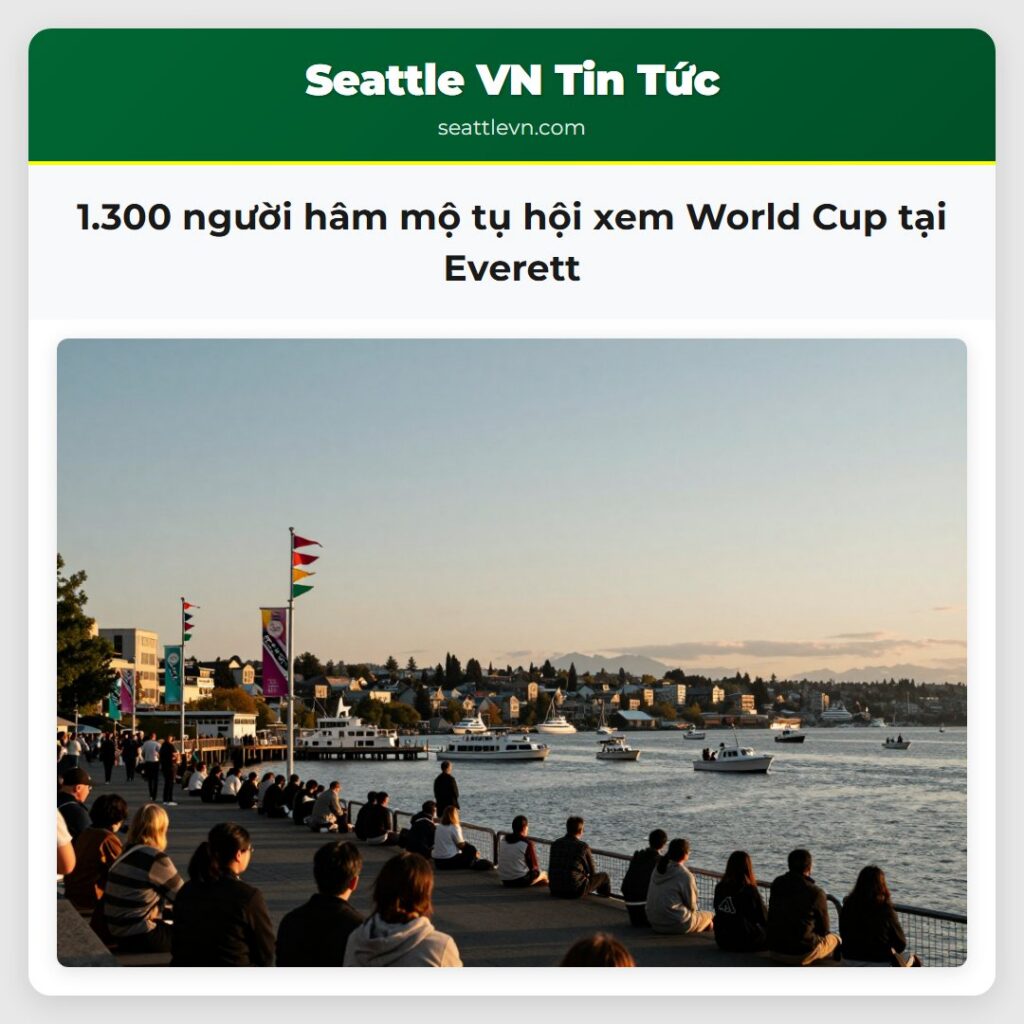 1.300 người hâm mộ tụ hội xem World Cup tại