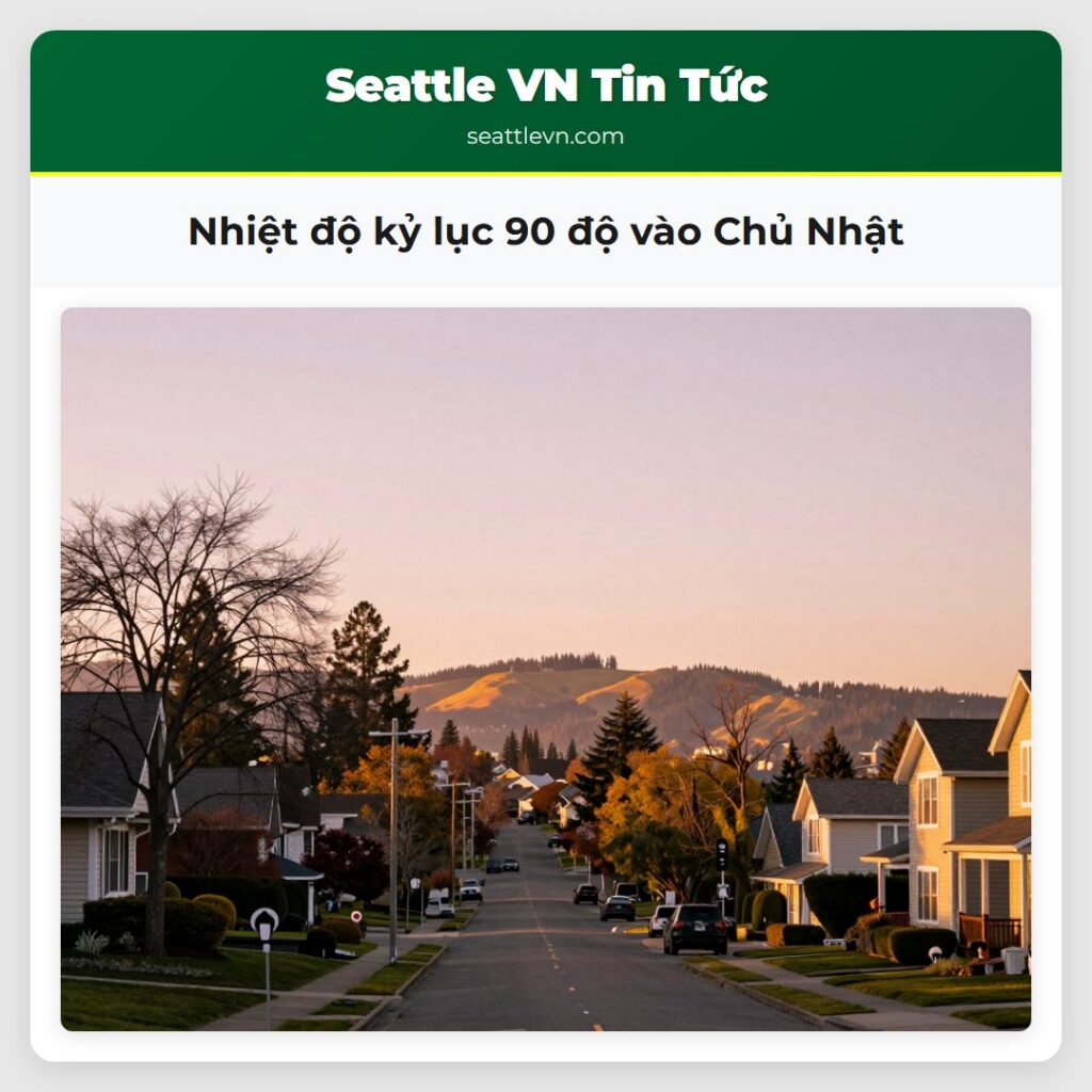 Nhiệt độ kỷ lục 90 độ vào Chủ Nhật