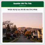 Nhiệt độ kỷ lục 90 độ vào Chủ Nhật