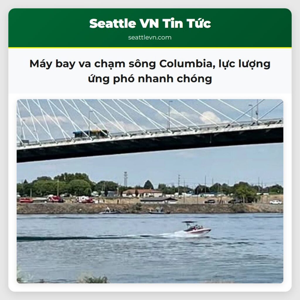 Máy bay va chạm sông Columbia, lực lượng ứng phó