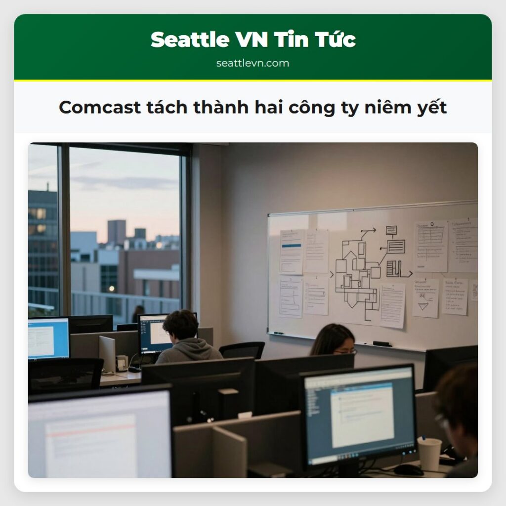 Comcast tách thành hai công ty niêm yết