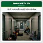 Hành khách cắn người trên máy bay
