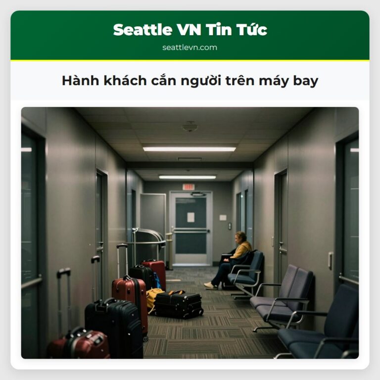 Hành khách cắn người trên máy bay