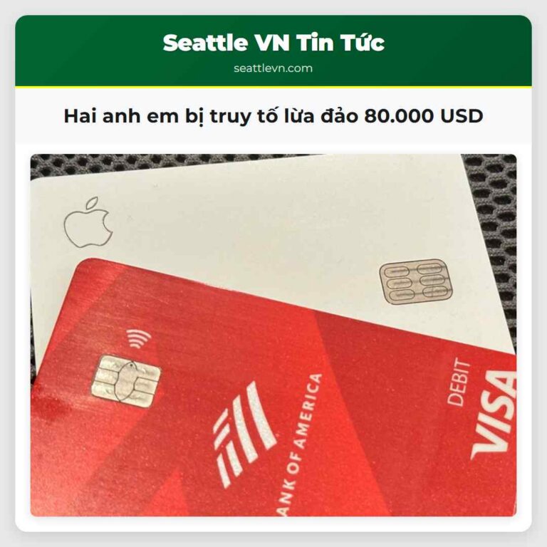 Hai anh em bị truy tố lừa đảo 80.000 USD