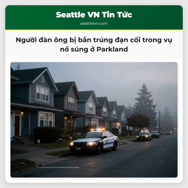 Người đàn ông bị bắn trúng đạn cối trong vụ nổ súng ở Parkland