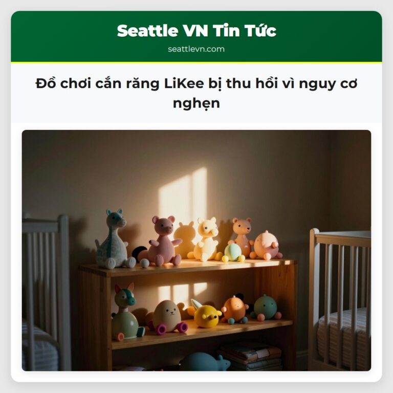 Đồ chơi cắn răng LiKee bị thu hồi vì nguy cơ nghẹn