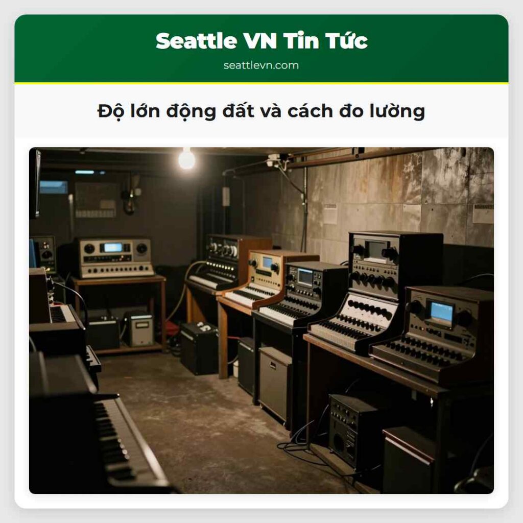 Độ lớn động đất và cách đo lường