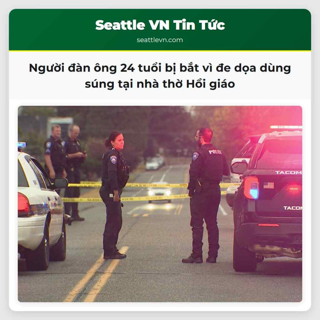 Người đàn ông 24 tuổi bị bắt vì đe dọa dùng súng