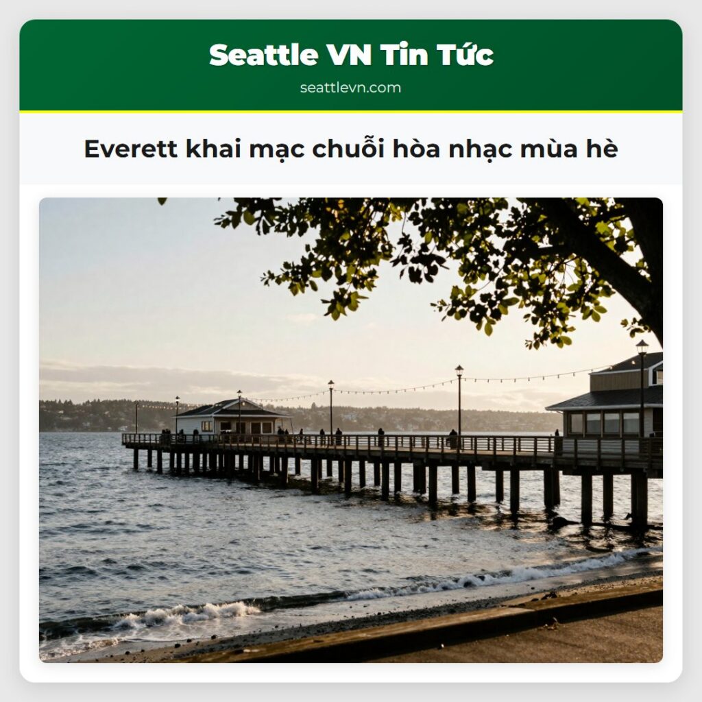 Everett khai mạc chuỗi hòa nhạc mùa hè