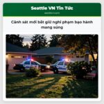 Cảnh sát mới bắt giữ nghi phạm bạo hành mang súng