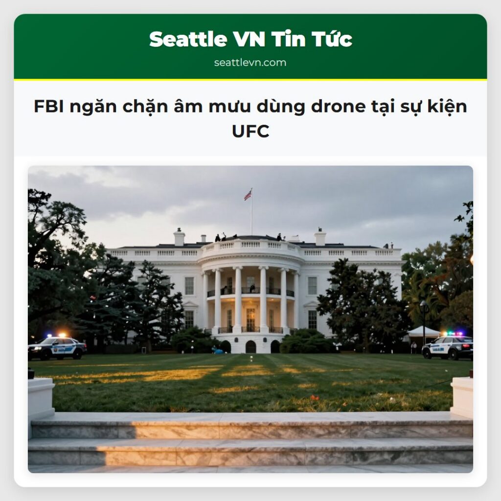FBI ngăn chặn âm mưu dùng drone tại sự kiện UFC