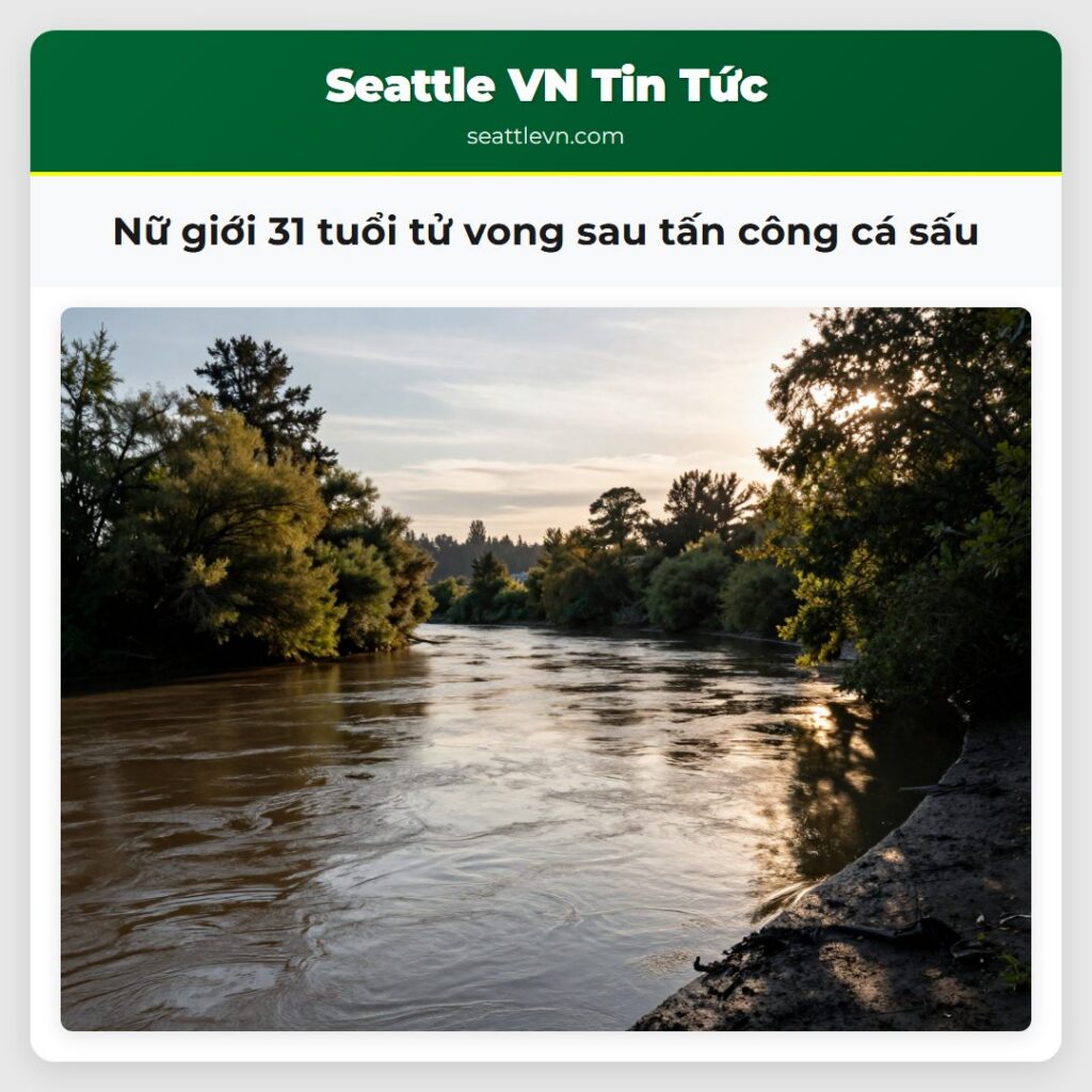 Nữ giới 31 tuổi tử vong sau tấn công cá sấu