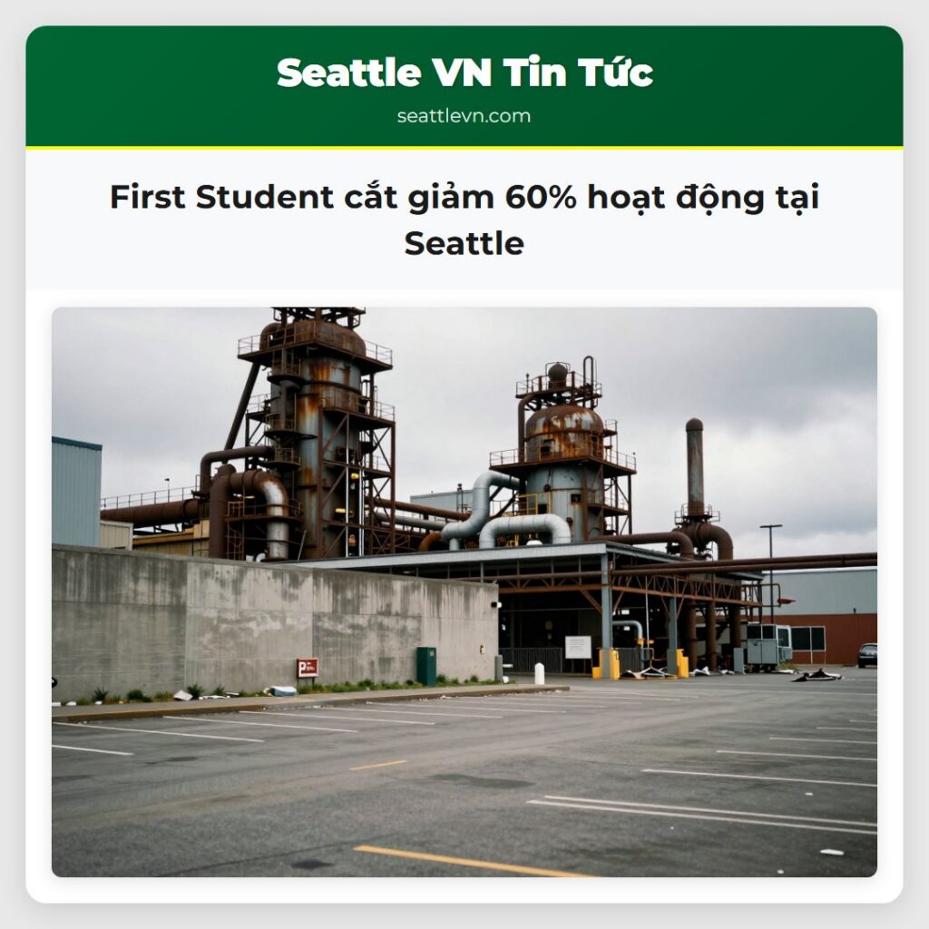 First Student cắt giảm 60% hoạt động tại Seattle