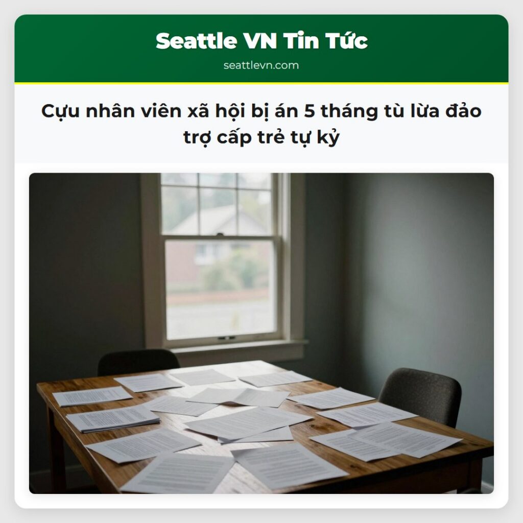 Cựu nhân viên xã hội bị án 5 tháng tù lừa đảo trợ