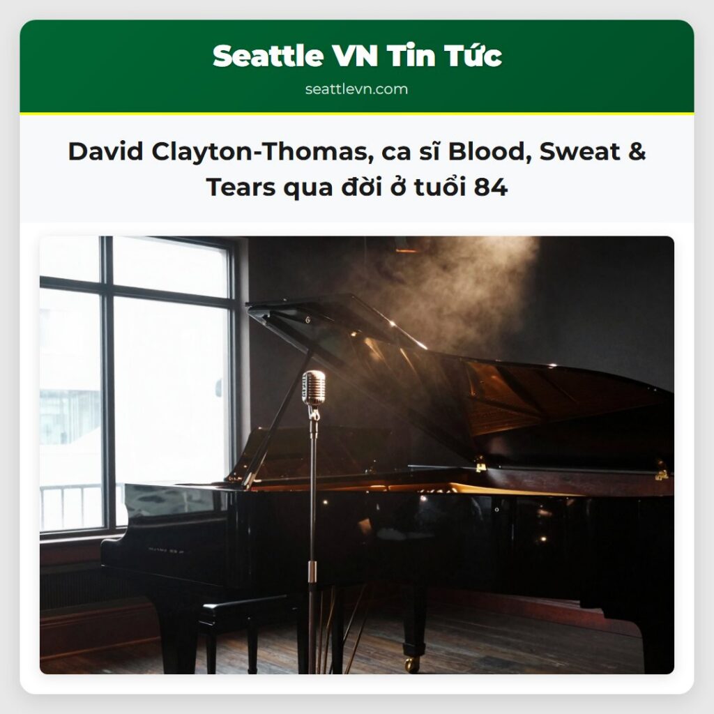 David Clayton-Thomas, ca sĩ Blood, Sweat & Tears