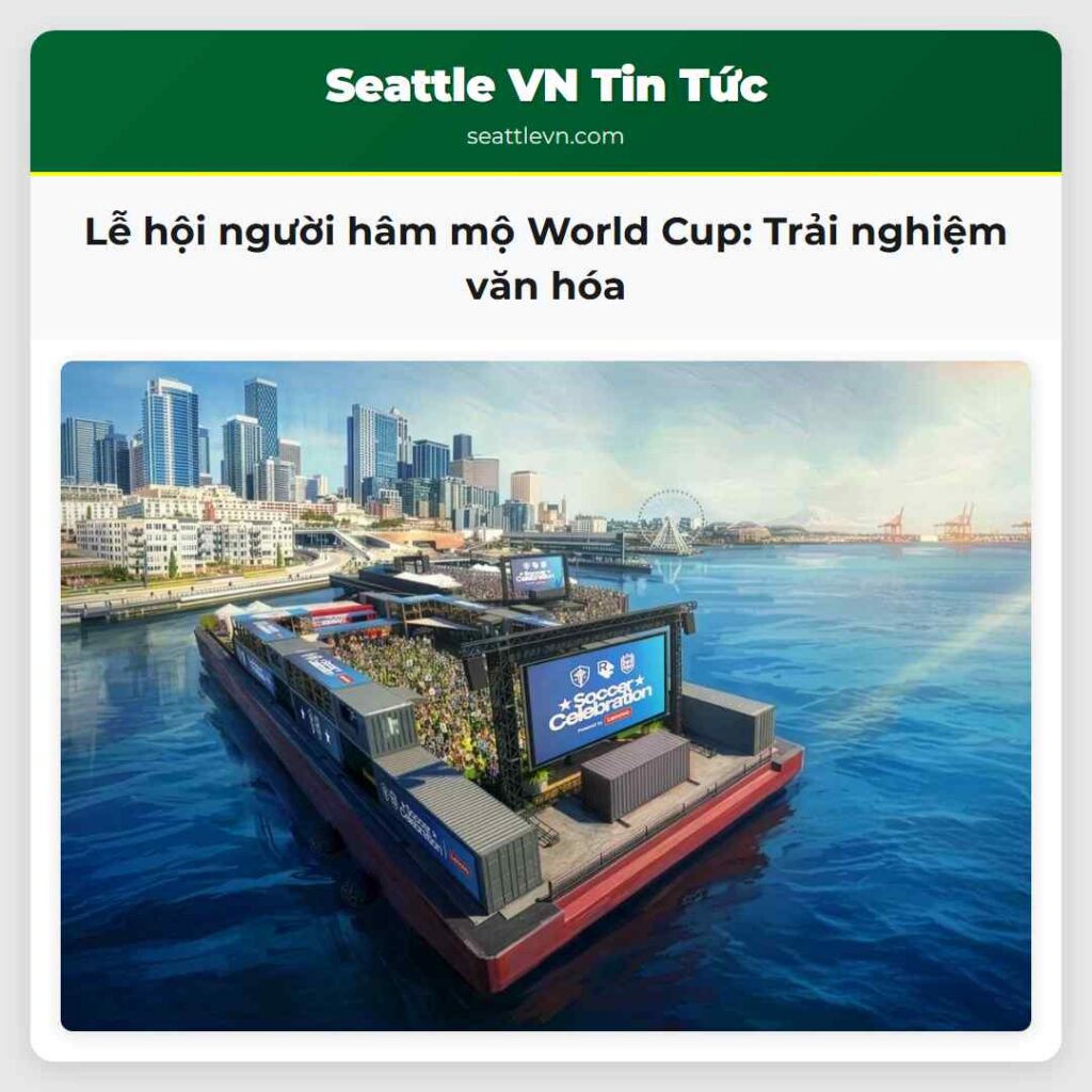 Lễ hội người hâm mộ World Cup: Trải nghiệm văn hóa