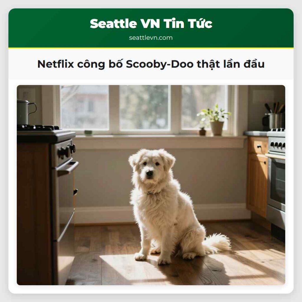 Netflix công bố Scooby-Doo thật lần đầu
