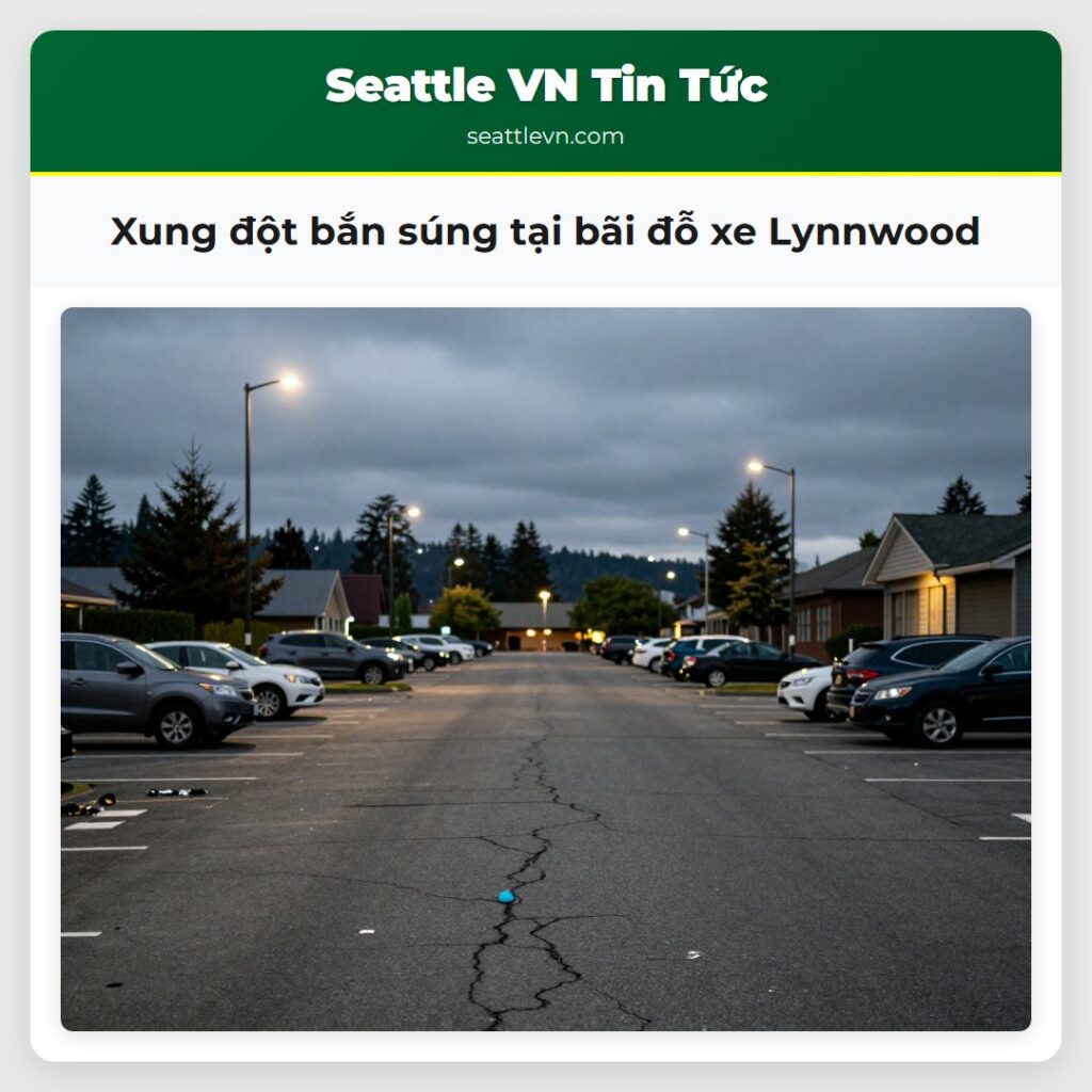 Xung đột bắn súng tại bãi đỗ xe Lynnwood