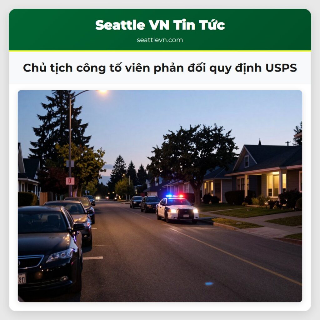 Chủ tịch công tố viên phản đối quy định USPS