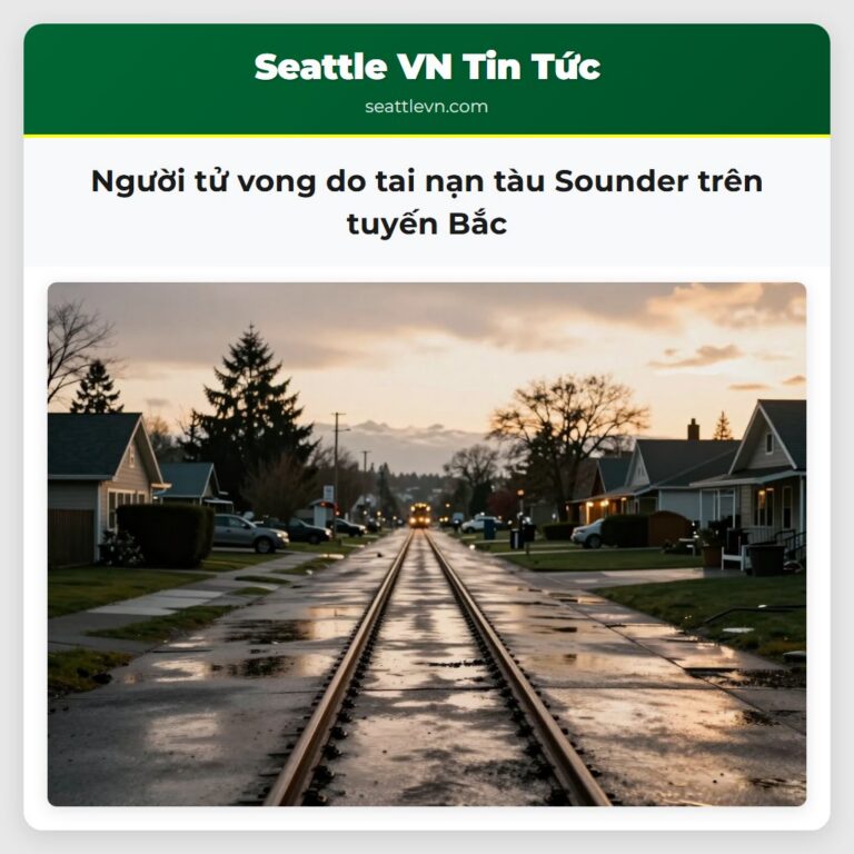 Người tử vong do tai nạn tàu Sounder trên tuyến Bắc