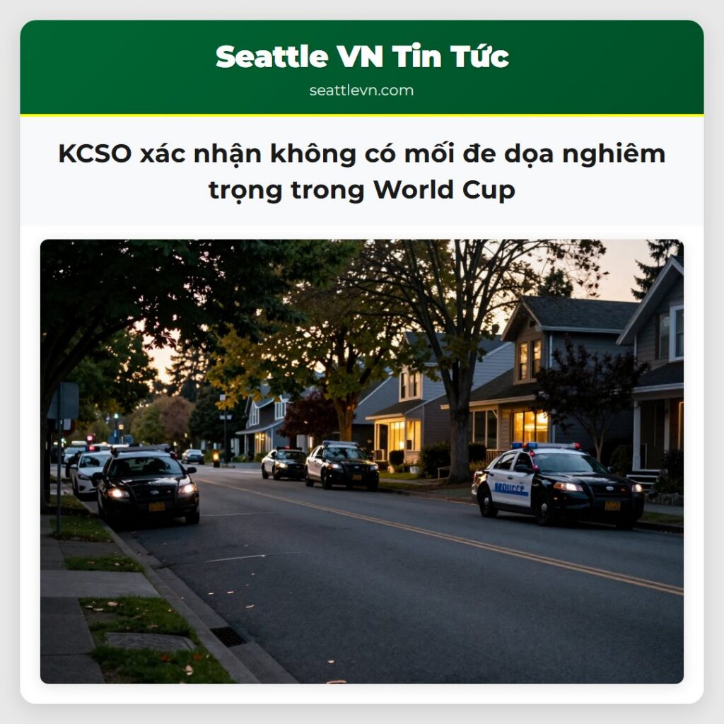 KCSO xác nhận không có mối đe dọa nghiêm trọng