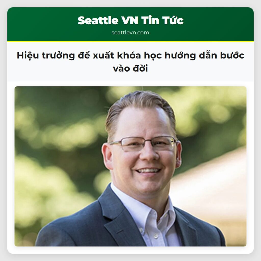 Hiệu trưởng đề xuất khóa học hướng dẫn bước vào