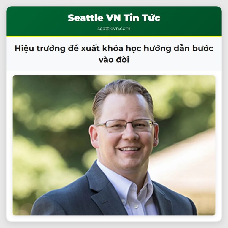 Hiệu trưởng đề xuất khóa học hướng dẫn bước vào đời