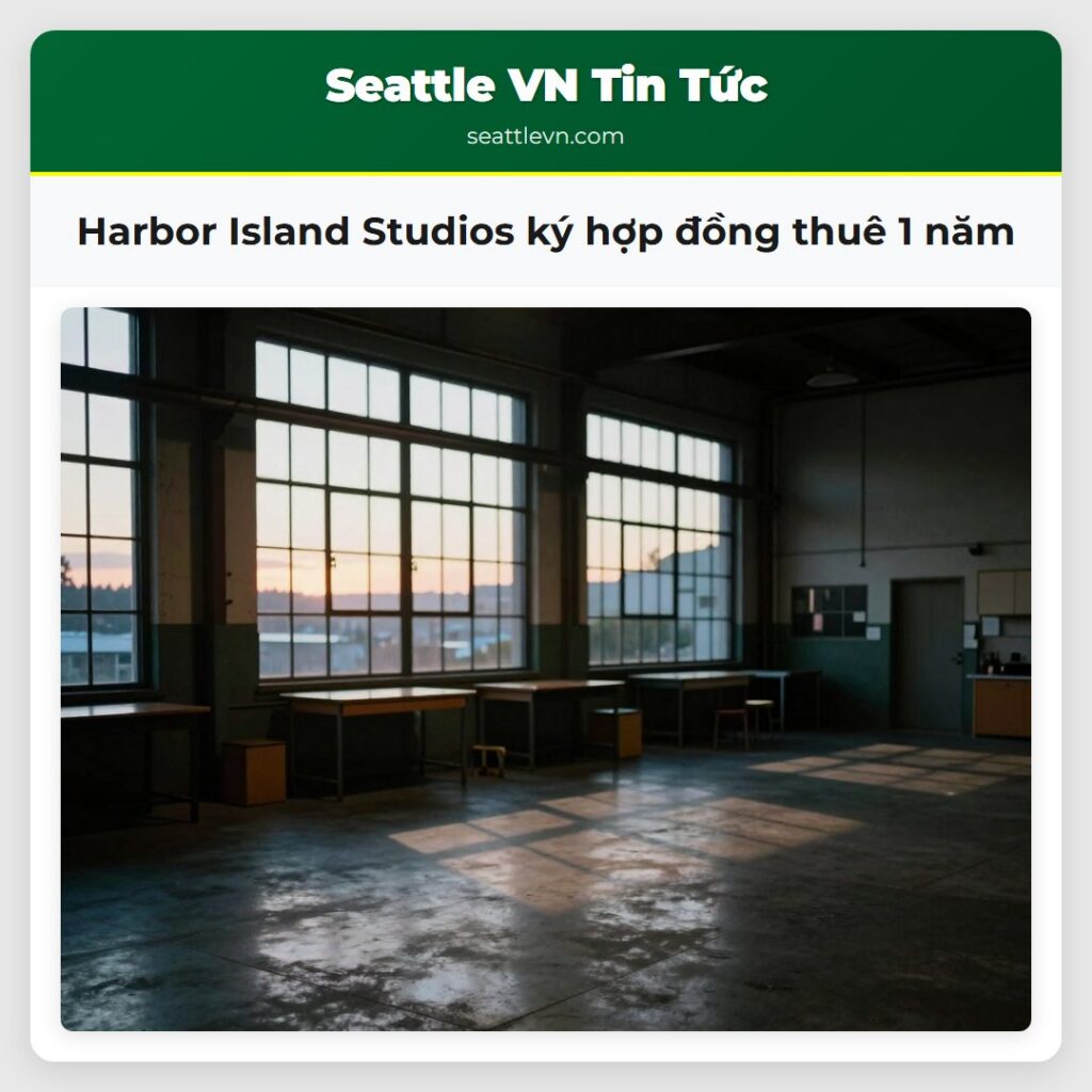 Harbor Island Studios ký hợp đồng thuê 1 năm
