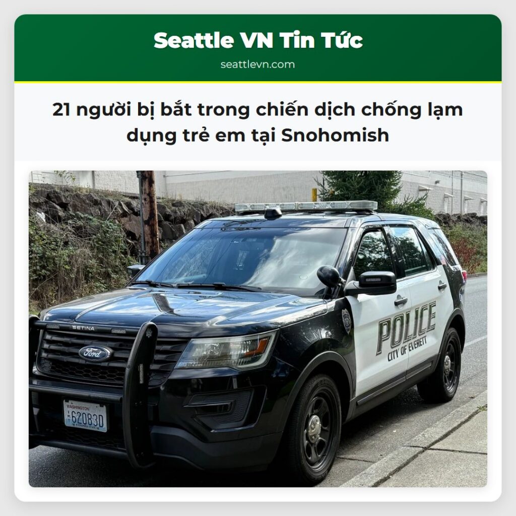 21 người bị bắt trong chiến dịch chống lạm dụng