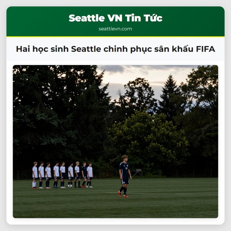 Hai học sinh Seattle chinh phục sân khấu FIFA