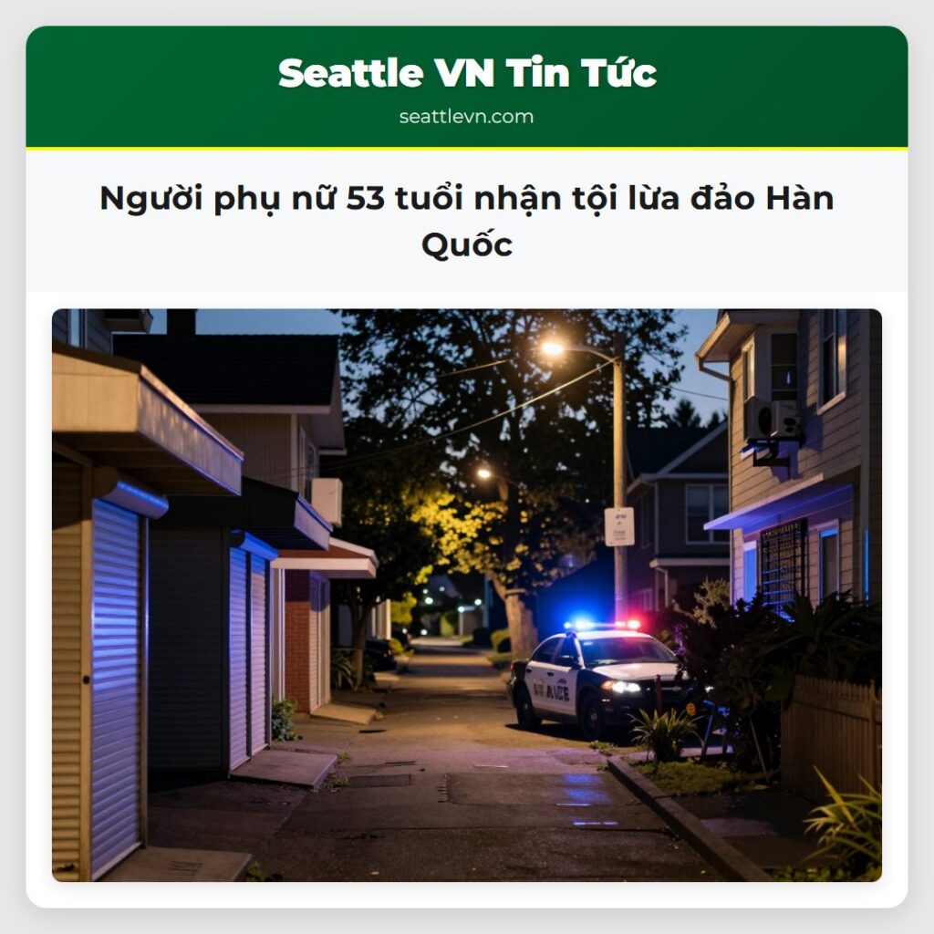 Người phụ nữ 53 tuổi nhận tội lừa đảo Hàn Quốc