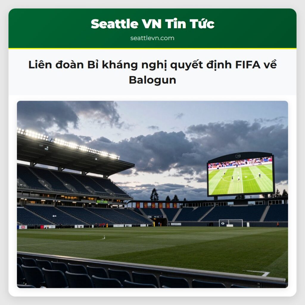 Liên đoàn Bỉ kháng nghị quyết định FIFA về Balogun
