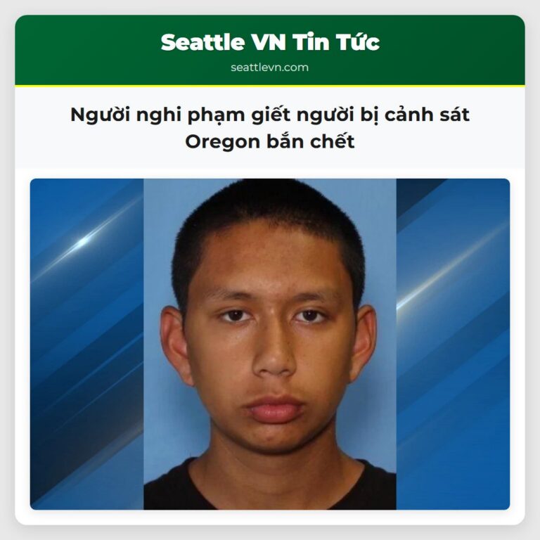 Người nghi phạm giết người bị cảnh sát Oregon bắn chết