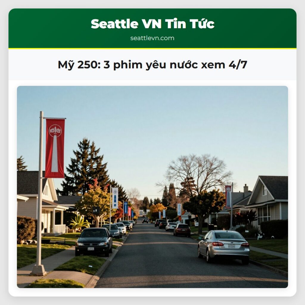 Mỹ 250: 3 phim yêu nước xem 4/7