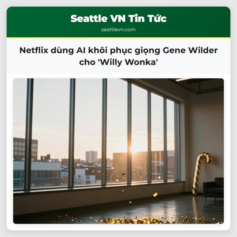Netflix dùng AI khôi phục giọng Gene Wilder cho Willy Wonka