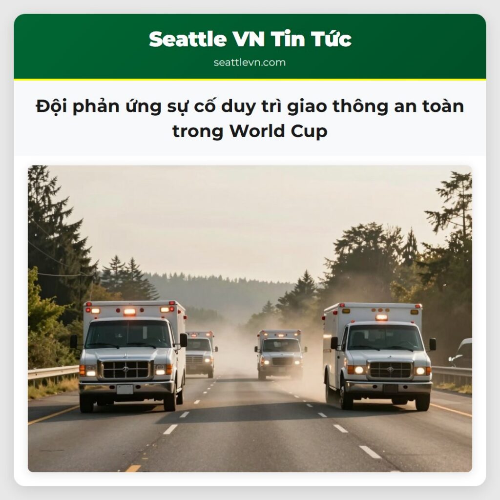 Đội phản ứng sự cố duy trì giao thông an toàn