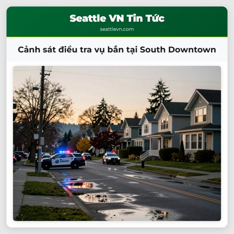 Cảnh sát điều tra vụ bắn tại South Downtown