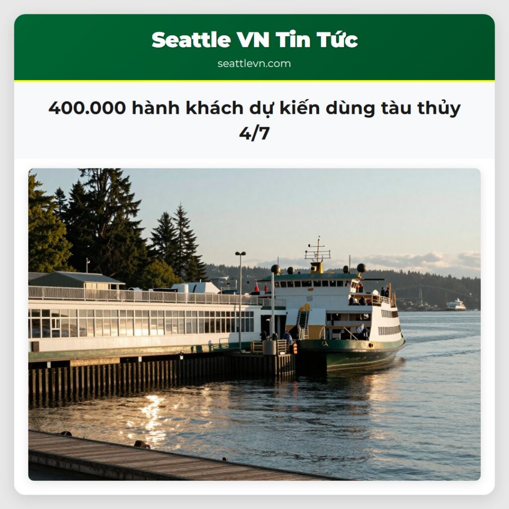 400.000 hành khách dự kiến dùng tàu thủy 4/7