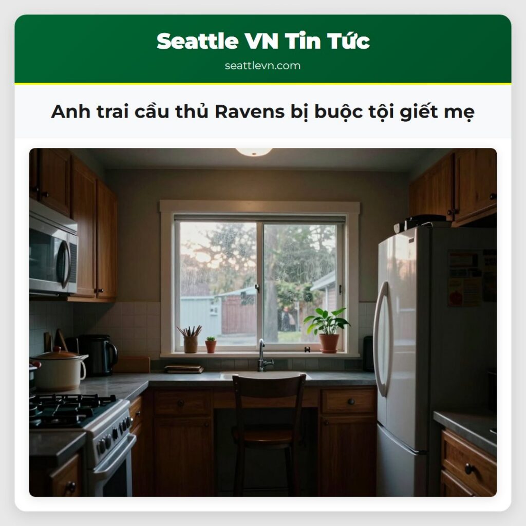 Anh trai cầu thủ Ravens bị buộc tội giết mẹ