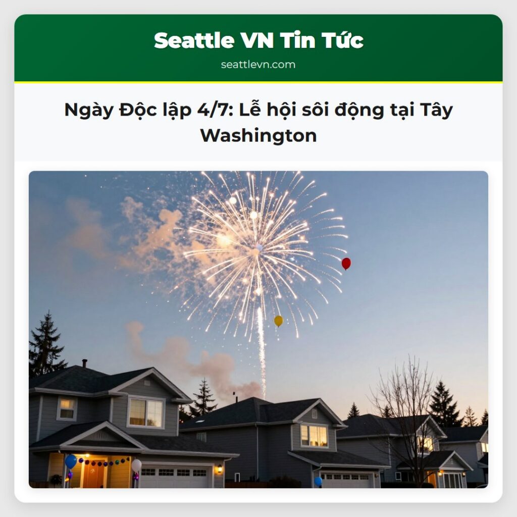 Ngày Độc lập 4/7: Lễ hội sôi động tại Tây