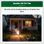Ba anh em bị thương nặng vụ nổ pháo hoa Kent