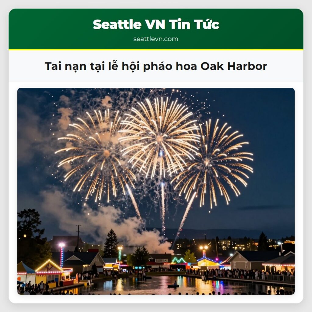 Tai nạn tại lễ hội pháo hoa Oak Harbor
